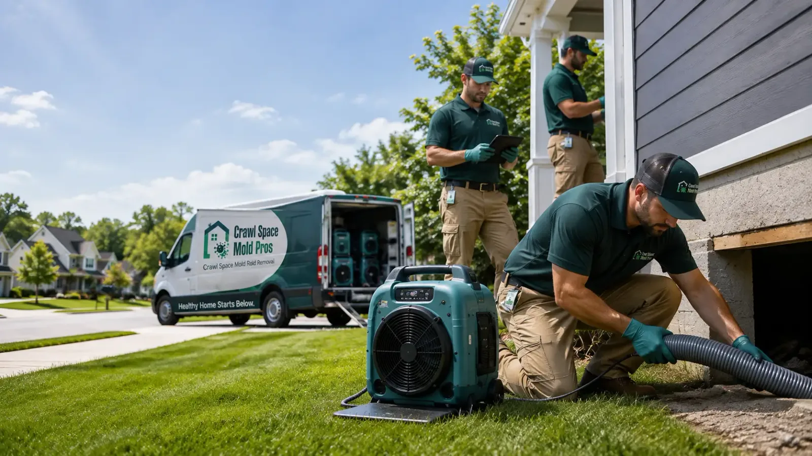 Crawl Space Mold Removal in Camargo, IL